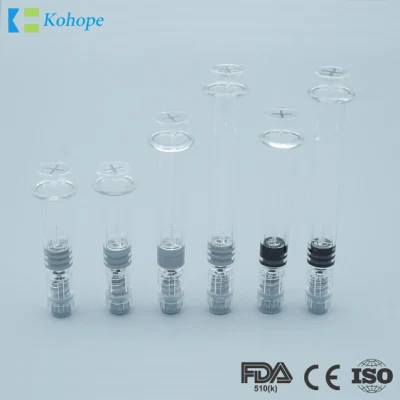 Haute qualité 1 ml/3 ml/5 ml/10 ml/20 ml en plastique/verre OEM Chine approvisionnement médical stérile seringue de rinçage préremplie chirurgicale