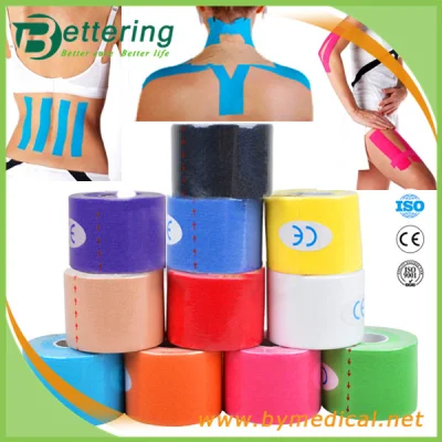 Bande de sport élastique en coton Kinésiologie Physio Therapy Muscle Kinesio